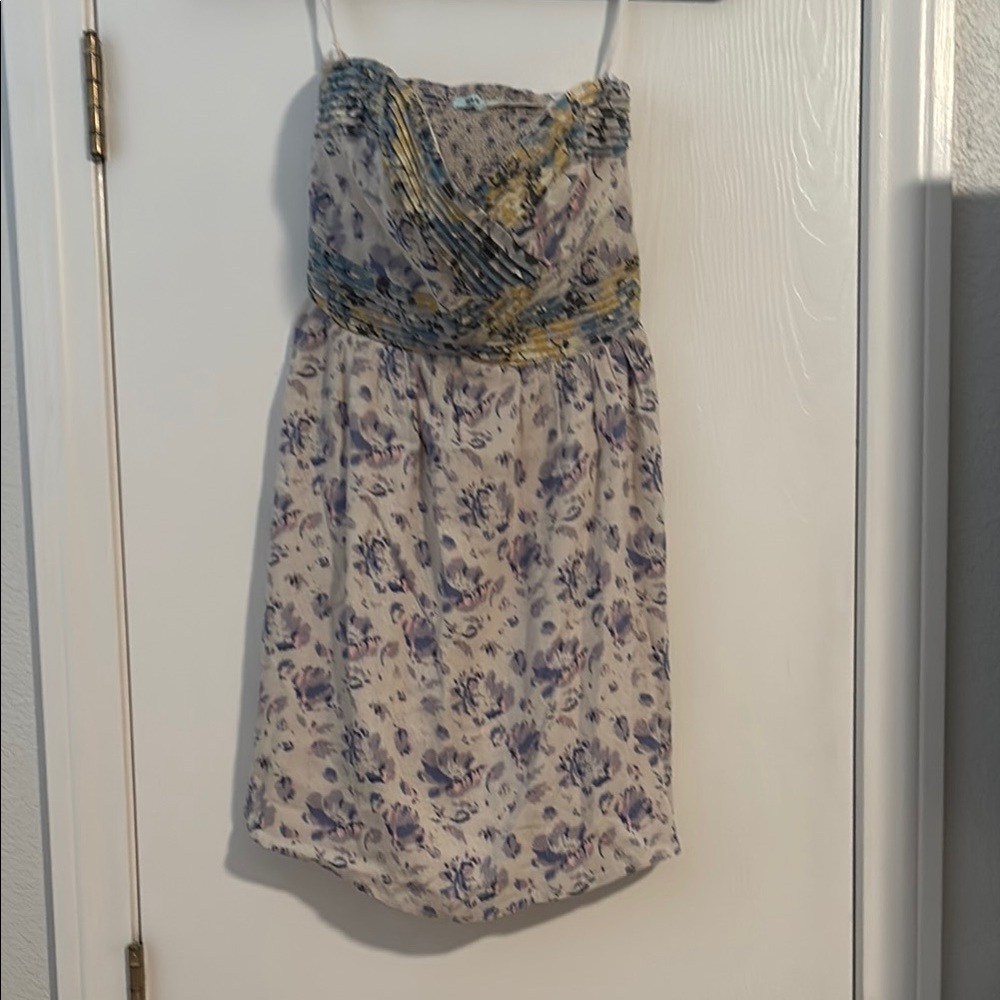 Kimchi Blue Floral Strapless Dress